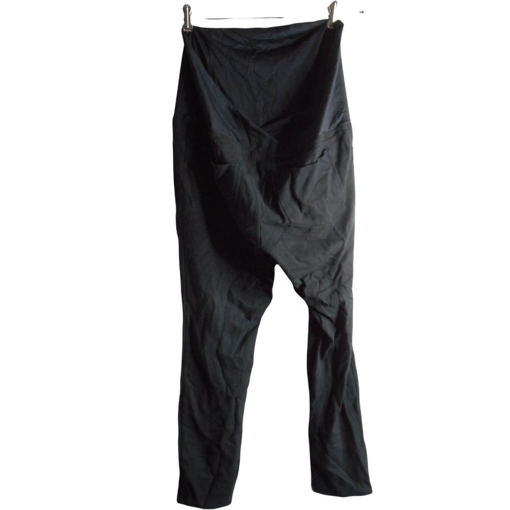Isabel Maternity Ponte Pocket Maternity Legging Crossover Panel pull on Sz XL - Picture 3 of 8